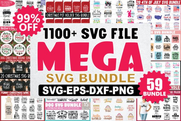 Mega Svg Bundle 1180 SVG Designs - Download Now
